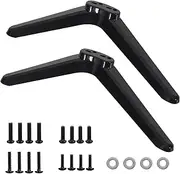 Universal TV Stand Compatible with Most 32 40 49 50 55 Inch LED LCD TV, Black TV Stand Legs, Smart TV Stand, TV Stand Base TV Base TV Base TV Base with Screws, TV Bracket