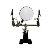 Helping Hand Model Hobby Artist Glass Magnifying Tool inc grips UK