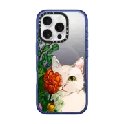 iPhone 16 Pro Impact Case MagSafe Compatible Flower Face