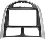 Yurefax 2 Din Car Radio Fascia, for Hyundai, I-25 Accent Solaris Verna Audio Panel Dash Mount DVD Trim Kit Face Surround CD Frame Car Radio Dashboard