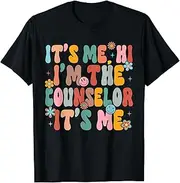 [VidiAmazing] It's Me Hi I'm The Teacher Counselor Women Back to School ds689 T-Shirt