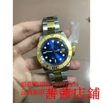 茜茜二手/ROLEX 勞力士遊艇名仕型系列168623間金藍 藍盤腕錶 男士精品機械手錶 高檔間金手錶 休閒手