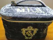 Pottery Barn Teen Harry Potter Hufflepuff Velvet Train Case Monogram M L S