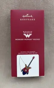 WONDER WOMAN ROCKS! 2020 HALLMARK KEEPSAKE ORNAMENT NIB