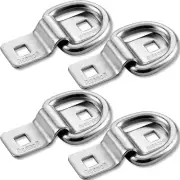D Ring,Tie down Anchor 4 Pk Surface Mount Tie down Ring Heavy Duty 6000 Pound