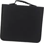 STOBAZA Capacity CD DVD Storage Bag Organizer with Zipper Closure Protective Oxford for Home Travel Keeps Discs Safe and Scratches