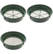 3 Gold Mining Pan Classifier Set - 1/4", 1/8", 1/70" Holes