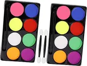 Face Body Painting Kit for Boys and Girls 8 Colors Oil Paint Set Halloween Costume Makeup