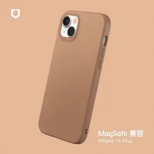 【RHINOSHIELD 犀牛盾】iPhone 14 Plus 6.7吋 SolidSuit MagSafe兼容 超強磁吸手機保護殼(經典防摔背蓋殼)