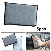 Multi Purpose Interior Exterior Car Cleaning Scrub Pad Sponge Wiping Towel 5X