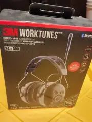 3M WorkTunes Connect + AM/FM Plastic Hearing Protection Earmuffs with Bluetooth