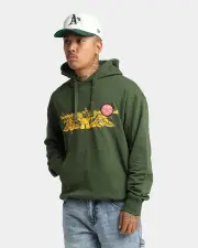 Guns N Roses Gun Logo Hoodie Forest Green - Size L