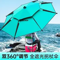 在飛比找Yahoo!奇摩拍賣優惠-新品新款釣魚傘萬向大釣傘新型雨傘戶外遮陽專用太陽傘雨晴傘