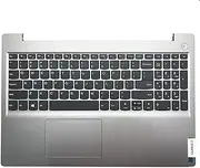 LTPRPTS Replacement Laptop Upper Case Palmrest Keyboard Touchpad Assembly Part for Lenovo IdeaPad 3 15IIL05 5ADA05 15IML05 5CB1D03689 Black