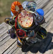 Discombobulator #35/333 glass art sculpture handmade by me DaveMC