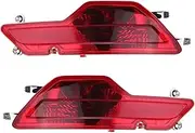 rear lights Car Fog Light Rear Bumper Reflector Fog Lamp Assembly Fog Light Reflector X6 E71 E72 2008-2014(Pair)
