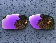 ENGRAVED POLARIZED ROSE PINK MIRRORED REPLACEMENT LENSES FOR OAKLEY SCALPEL