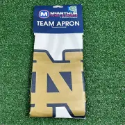 Officially Licensed Notre Dame Fighting Irish Apron White Blue Gold NWT