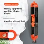Profile Scribing Ruler Contour Gauge with Lock - Precise Scribe Tool Woodworking