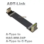 台灣出貨 ADT MINI 迷你HDMI2.1雙公頭內置型平扁輕薄視頻延長線 4K/144HZ