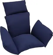 Egg Chair Cushion, Egg Chair Cushion Replacement Soft Waterproof Sun Protection for Outdoor Swing and Indoor Home