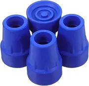 4 Pcs Cane Tips Replacement Rubber Foot Crutch Attachment Bases Grip Accessories For Women Men Seniors Elderly Walking And Standing Sticks
