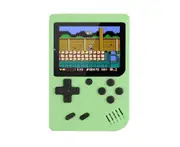 500 Games Retro Handheld Game Console 8-Bit 3.0 Inch Color LCD Kids Portable Mini Video Game Player -Green