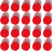 ZDZBLX Fridge Magnets Strong Magnets Refrigerator Magnets Small Magnets for Whiteboard, Heavy Duty Magnets Cute Mini Magnets Round Locker Magnets (2CM- Red magnet-20pcs)