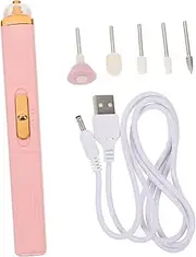 WOFASHPURET 1Set Electric Nail Drill Machine Kit Portable Nail Grinder for Manicure and USB Rechargeable Nail and Personal Use