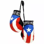 MINI BOXING GLOVES PUERTO RICO FLAG HANGING FOR CARS & TRUCKS