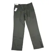Dockers Men's Straight Fit Easy Khaki Pants, Olive Grove, 30W x 32L