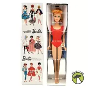 Barbie Redhead Ponytail With Red Swimsuit Doll Reproduction 2011 Mattel #850