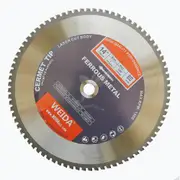 2x Cold Cutting Saw Blade 14 Inch 72 T 1″ 25.4mm Arbor Dry Steel Ferrous Cermet