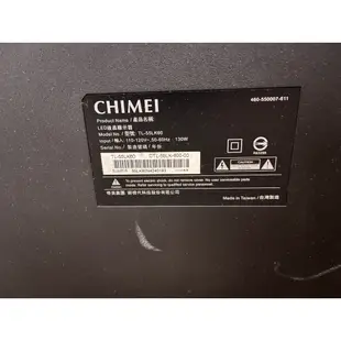 中古二手電視/55吋液晶電視/CHIMEI/TL-55LK60/有腳架/有遙控器/限台中自取