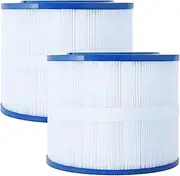 TALANDO 10-00282 Bullfrog Filter - Spa Filter Replacement Cartridge Compatible with Bullfrog SPA Filter, Spa Hot Tub Filter Replacement for Pleatco PBF40 and PBF40M, 2 Packs, White