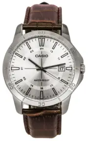 Casio Standard Silver Dial Dress Quartz Men's Watch MTP-V004L-7C