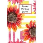 GARDEN PLANTING JOURNAL: WEEKLY UNDATED PLANNER WITH DAILY JOBS PLANNER. PLANTING AND TRANSPLANTING LOG. PRETTY FLORAL DESIGN COVER PERFECT FOR