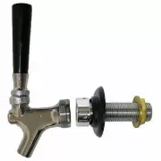 Draft Beer Faucet with Handle and 3" Faucet Shank - Keg Kegerator Tap Dispensing