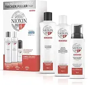 Nioxin 3D System 4 Trial Kit for Coloured Treated Hair with Progressed Thinning, 3 count