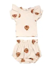oh baby! Ladybug Print Butterfly Tushie Set