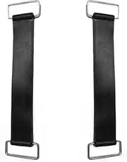 2Pcs Battery Straps Hold Down Motorcycle Battery Hold Down Straps Elastic Stretchable Battery Rubber Band Straps Replacements for Motorcycle Scooter Accessories