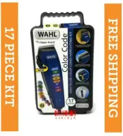 * NEW * Wahl Easy-to-Use Color Code Haircutting Kit 17 pieces Model # 79424-200