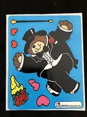 Vintage Trend Dress Up Bear “Tuxedo Teddy” Sticker