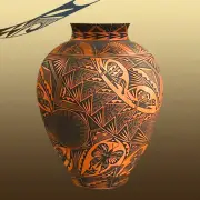 Hand-Painted Terrance Chino Acoma Pot