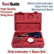 0-10mm Dial Test Indicator Mechanical Swivel Arm Magnetic 80kg Base Holder Stand