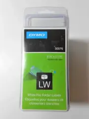DYMO 30576 LW White File Folder Labels - NEW!