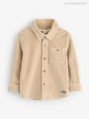 Angel & Rocket Cream Tyler Cord 100% Cotton Overshirt (H29629) | $65 - $81