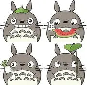 for Personalized Anime Stickers Totoro Cute Waterproof Decals Window Body Bumper Car Decoration Stickers (Color : V1504-A PVC, Size : 15cm-Longest Side)