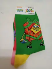 Cool Socks SpongeBob Fun Cartoon Print Novelty Crew Socks