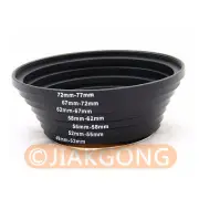 49-52-55-58-62-67-72-77 mm Step Up Rings SET 7pcs
